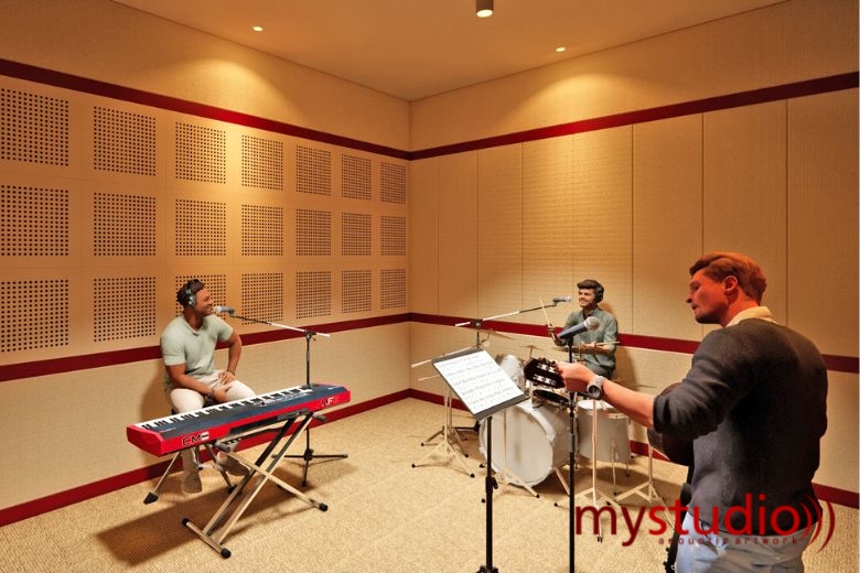 Studio Musik Ibu Maryam Bekasi | Jasa Pembuatan Studio Musik Bekasi - Portofolio Mystudio